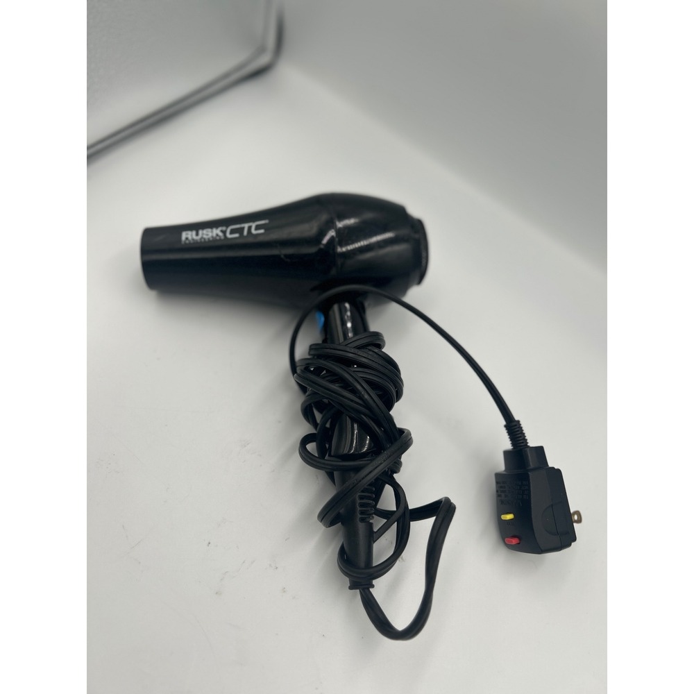 Rusk CTC Professional Lite Ceramic Technology Hair Dryer Black Blow Dryer